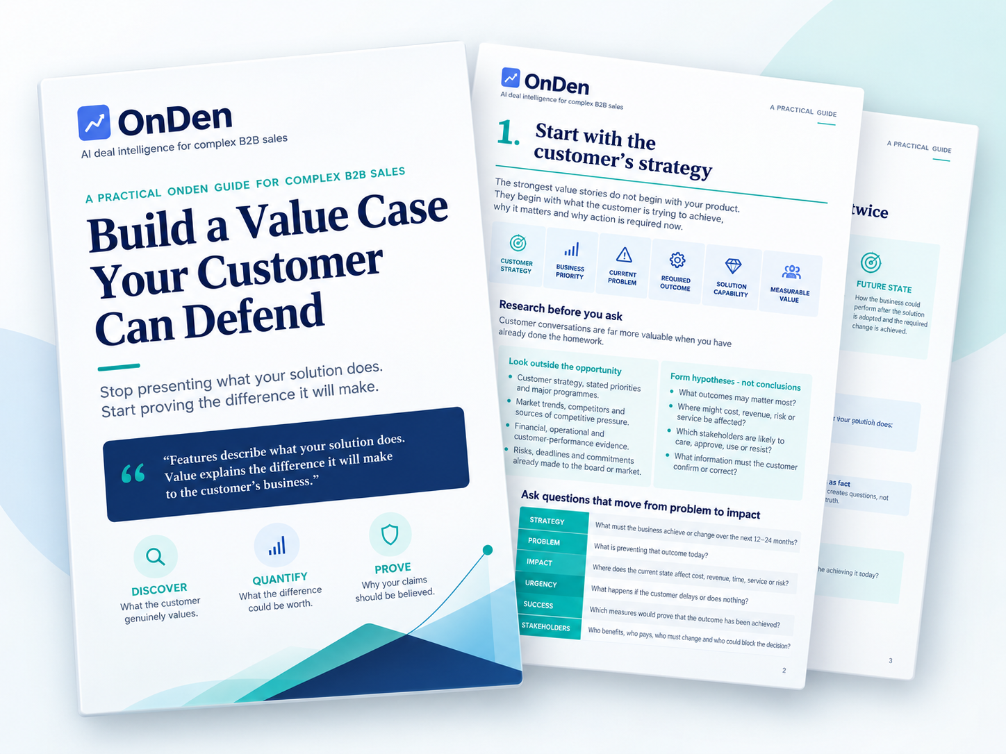 OnDen Value Case Guide document preview